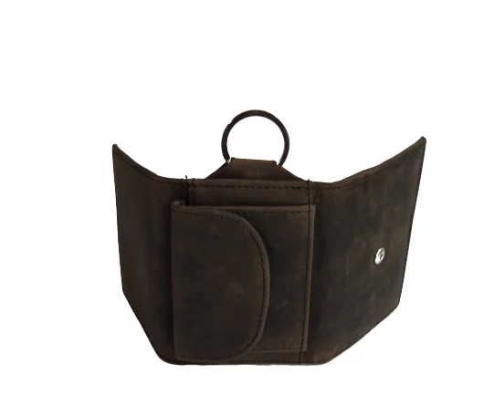 Leather Stylish Key Case Pouch Credit Debit Zipper Wallet Keychain Wallet Purse Bike Car Cycle Lock Key House Key Hooks Holder