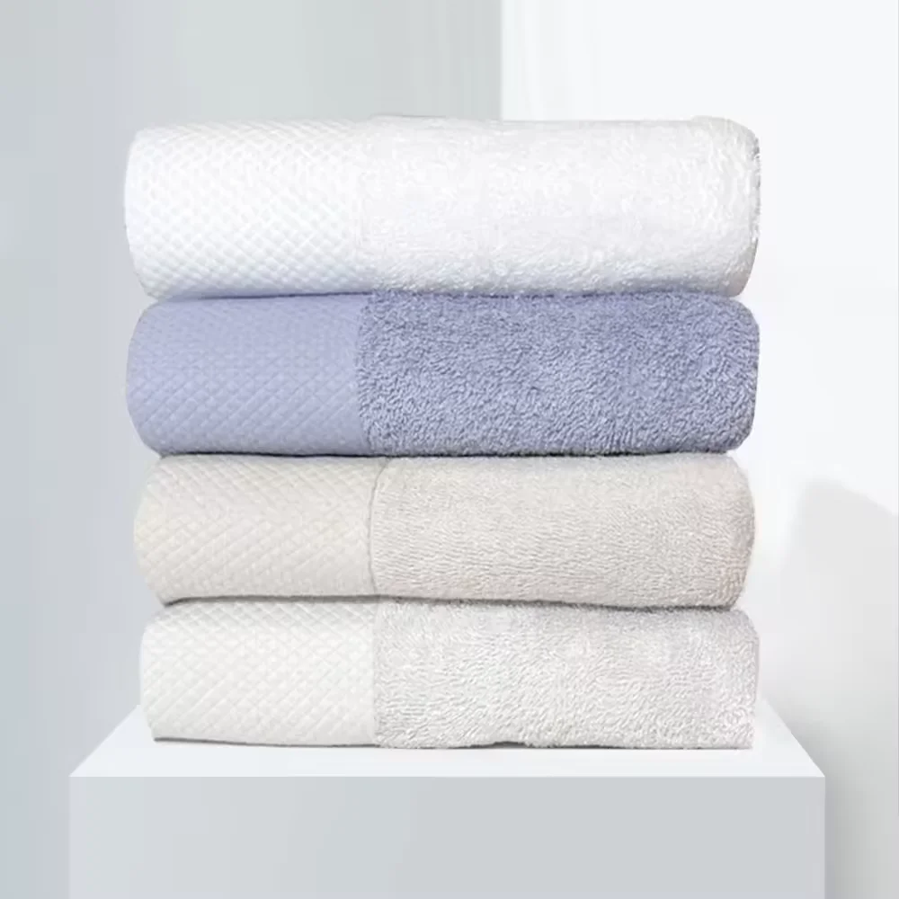 Top Quality Extra Large Super Soft Hotel Towel with Embroidered Logo for Luxury Hotels