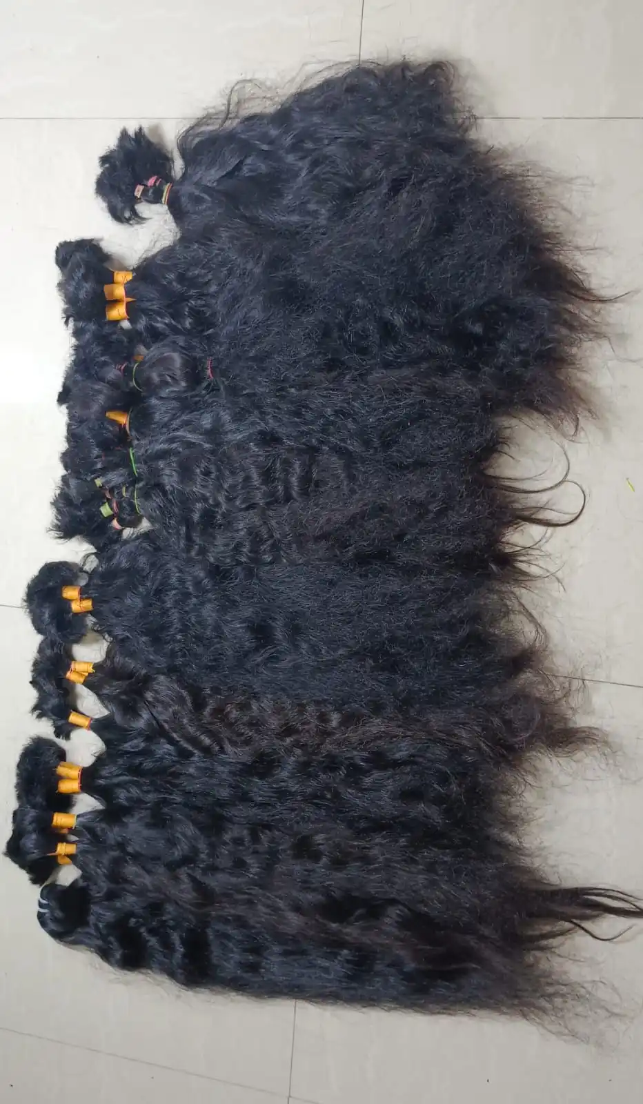 Indian 100% Virgin Bulk Human Hair Extensions Raw Unprocessed Afro Waves Curls 8 Inches Tape Wigs Bundles High Quality Body