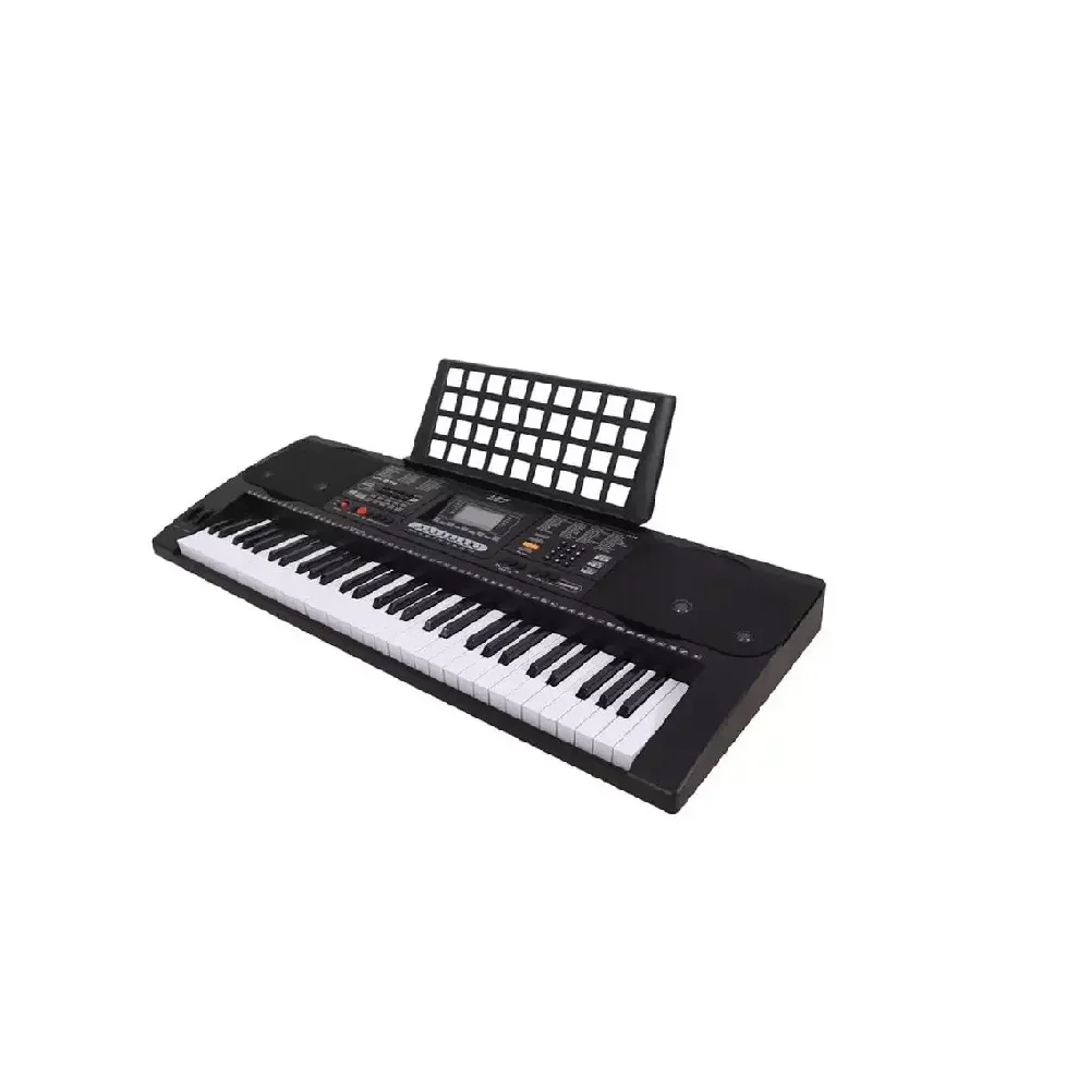 Music Portable Rhythm LCD Display 128 Entertainment Educational 61 Keys Electrical Keyboard Organ with Competitive Price