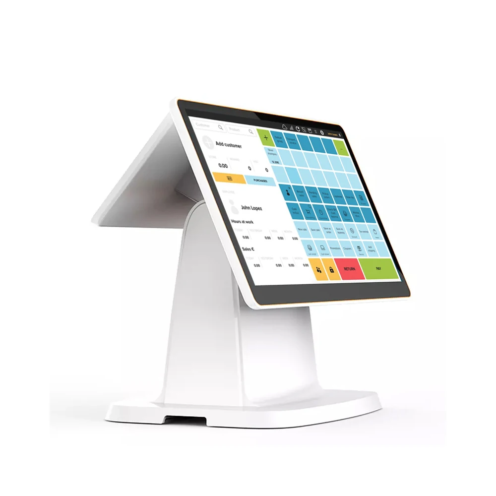 All In One Cash Register Android Screen Terminal Restaurant Pos Systems 15.6-inch Pos Software Machine Touch System
