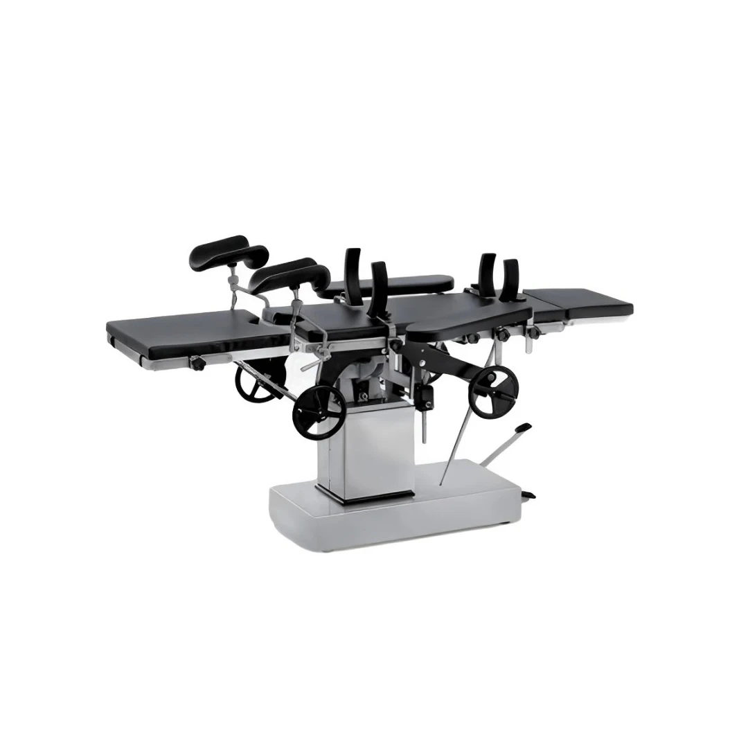 FN-3001Manual операционная кровать с тормозным гидравлическим рабочим столом 304 нержавеющей стали