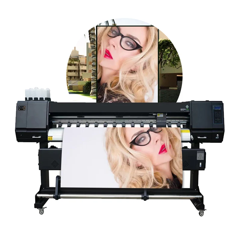 Eco Solvent Plotter Digital Xp600/i3200 Digital Printing Machine Vinyl Eco Solvent Printer for Interior Decor and Wall Graphics