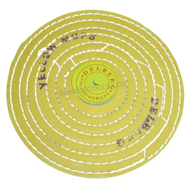KNIFE EDGE YELLOW MUSLIN BUFFS  Used Mainly For Gold Jewelry Tools Supplier