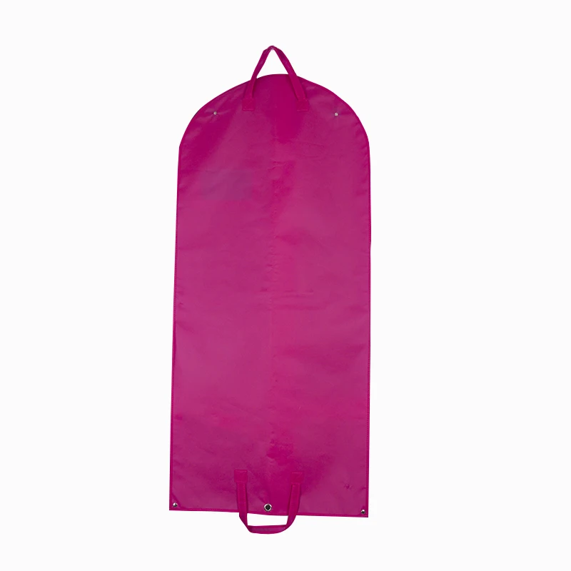 Portable High Grade costume fabric zippered garment bag with zipper wholesale