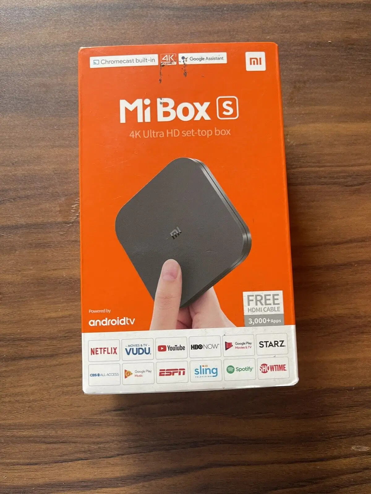 Xiaomi Mi Box S 4K HDR Smart International Streaming Media Player With Google TV
