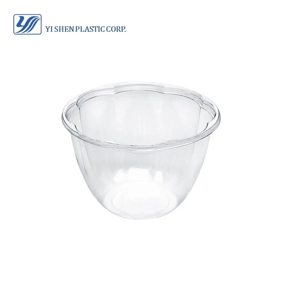 24oz PLA salad bowl with lid