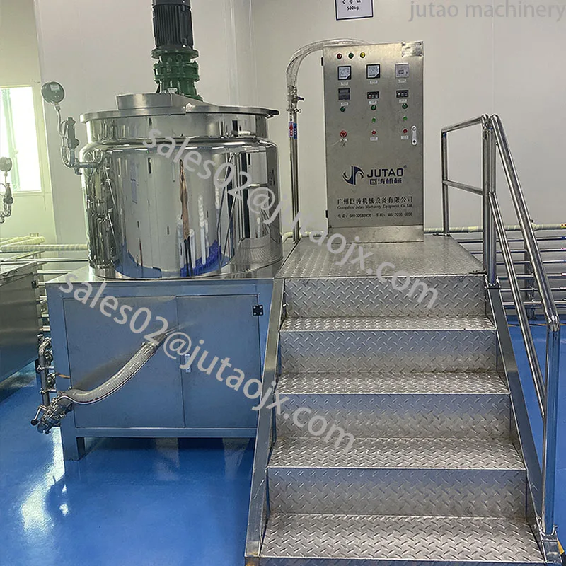 Stainless Steel Mixing Tank Shampoo And Conditioner Production Emulsion Homogenizer And Mixer