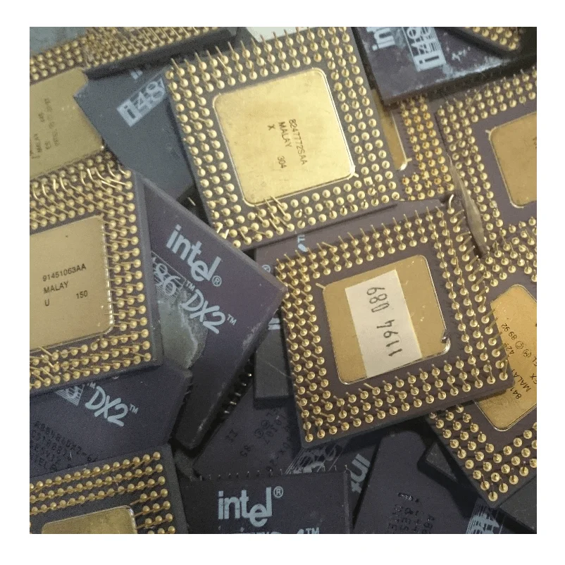 HIGH YIELD GOLD RECOVERY CPU CERAMIC PROCESSOR SCRAPS/Ceramic CPU scrap/ COMPUTERS PENTIUM PRO SCRAP scrap
