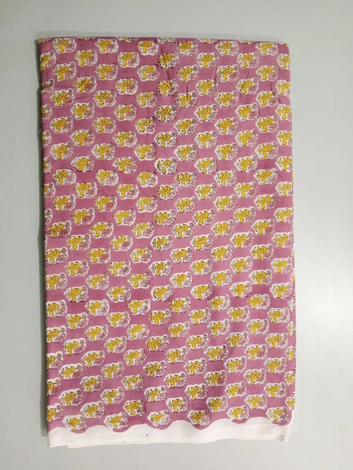 yard fabric cotten fabric hand block print fabric light pink fabric wooden hand blocjk fabric block print