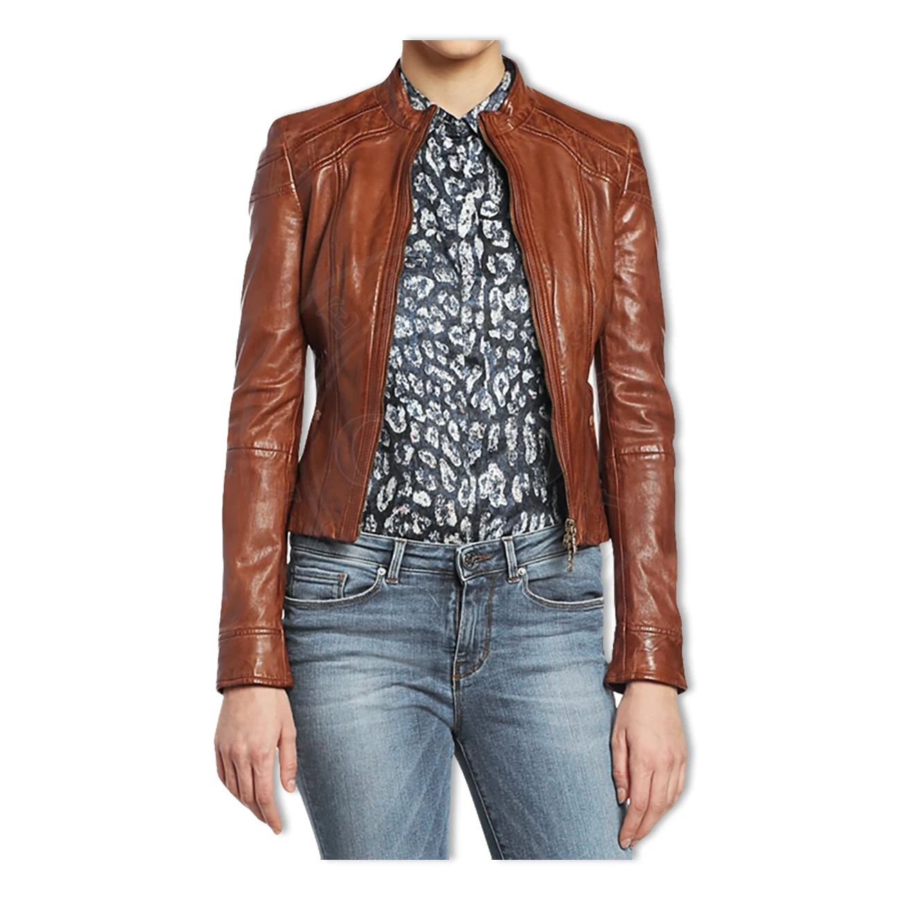 New Arrival Ladies Winter Fashion Leather Jackets Young Chic