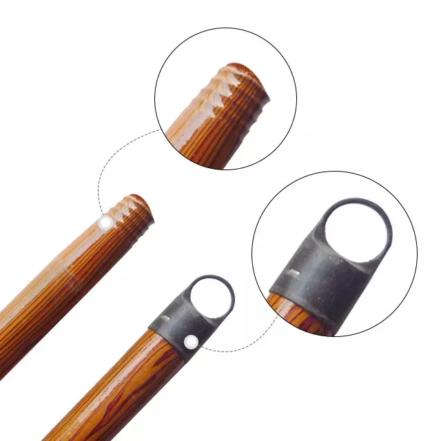 Wholesale Vietnam Eucalyptus Wooden Broom Handle Mop Stick 120cm Length Pvc Coated for Household cleaning