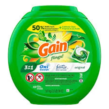 Gain Ultra Oxi Liquid Laundry Detergent 154 fl oz Waterfall Delight Scent Disposable for Apparel Washing Powder Stocked