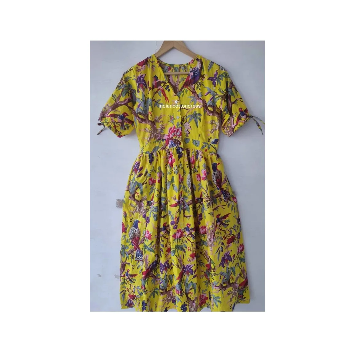 Luxury Modern Design Cotton Summer Dress Elegant Women Dresses from Indian Manufacturer and Supplier