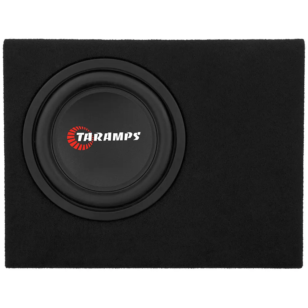 Taramps T 500 SW-R PS Loaded Subwoofer Enclosure 8 Inch 250 Watts RMS 4 Ohms 500 Watts Max Compact Enclosure Black Passive Box
