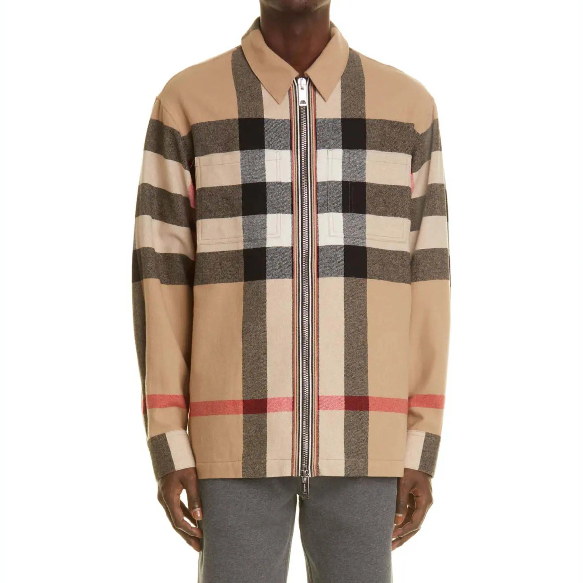 Модные мужские повседневные куртки вельветовые рубашки на пуговицах приталенная куртка с длинным рукавом пальто карманами