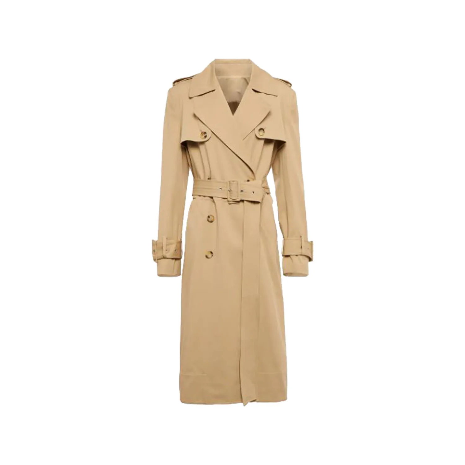 Factory Directly Supply Custom Jackets Classic Long Windproof Belt Trench Coat Women Long Trench Coat From Bangladesh