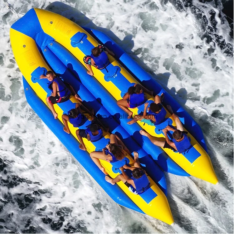 Sea Inflatable Toy Flyfish Tarpaulin Tubes Floating Inflatable water games banana boat