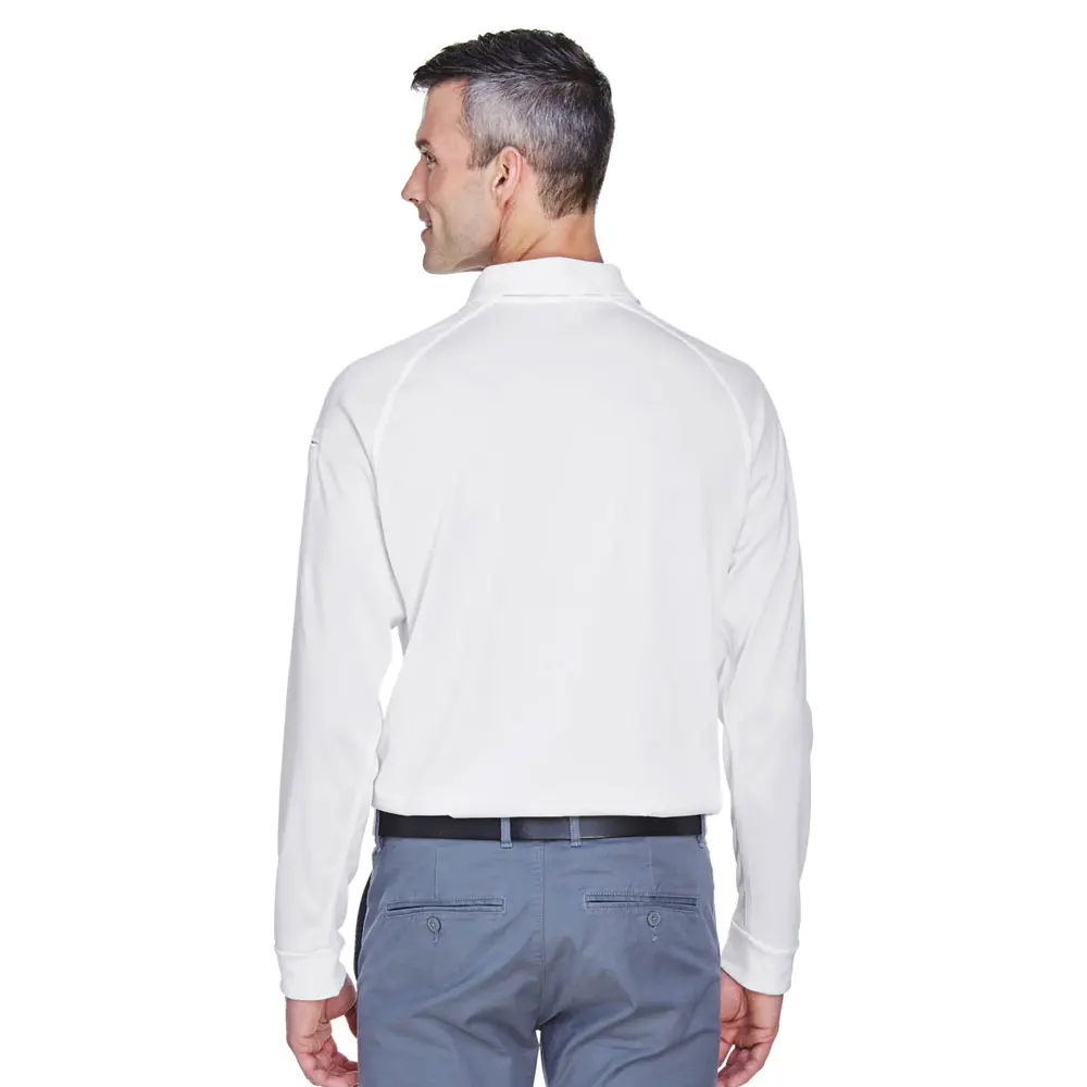 Spring autumn long sleeve V-neck button mens casual shirt polo shirt