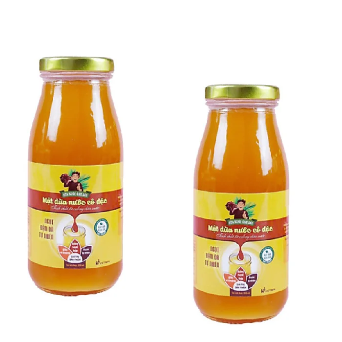 Best Quality Original Mild Sweet Liquid Form Health Condense Sugar Mellow Flavor Type Nipa Palm Syrup In Jar Export From Vietnam