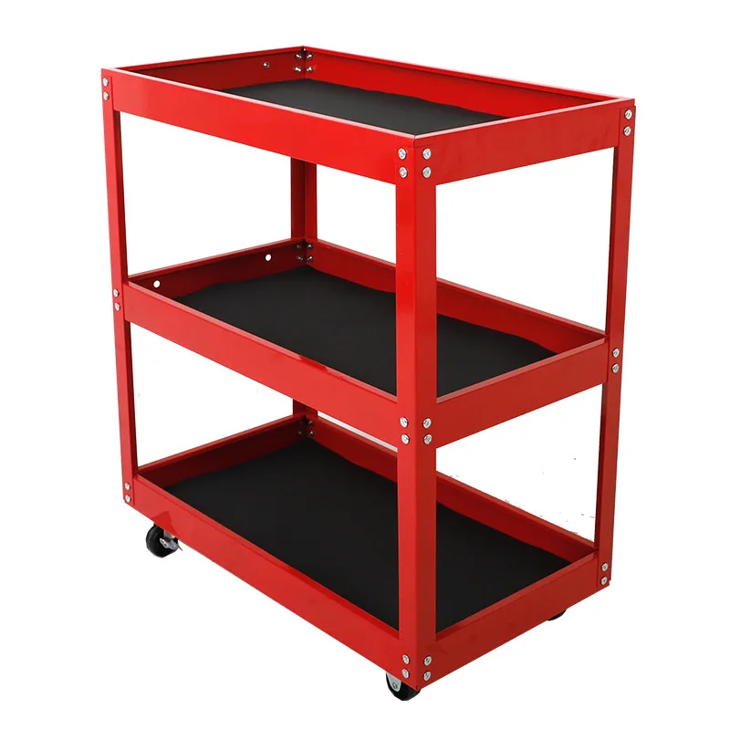 Durable Workbench Garage Metal Movable Tools Utility cabinet trolley with hang tools sets