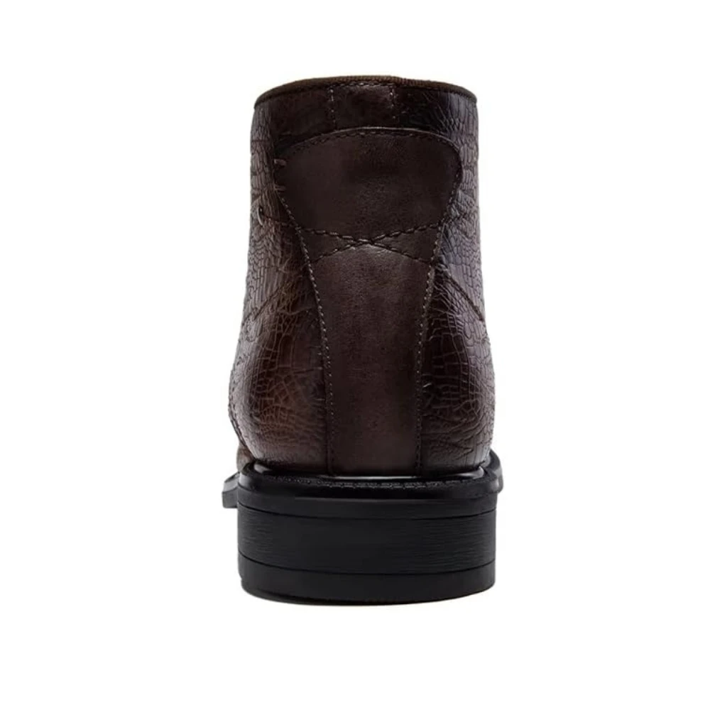 Genuine Leather Casual Dress Shoes For Men Top Quality Solid Color Comfort Casual Dress Shoes Fashion Genuine Leather Men Shoes