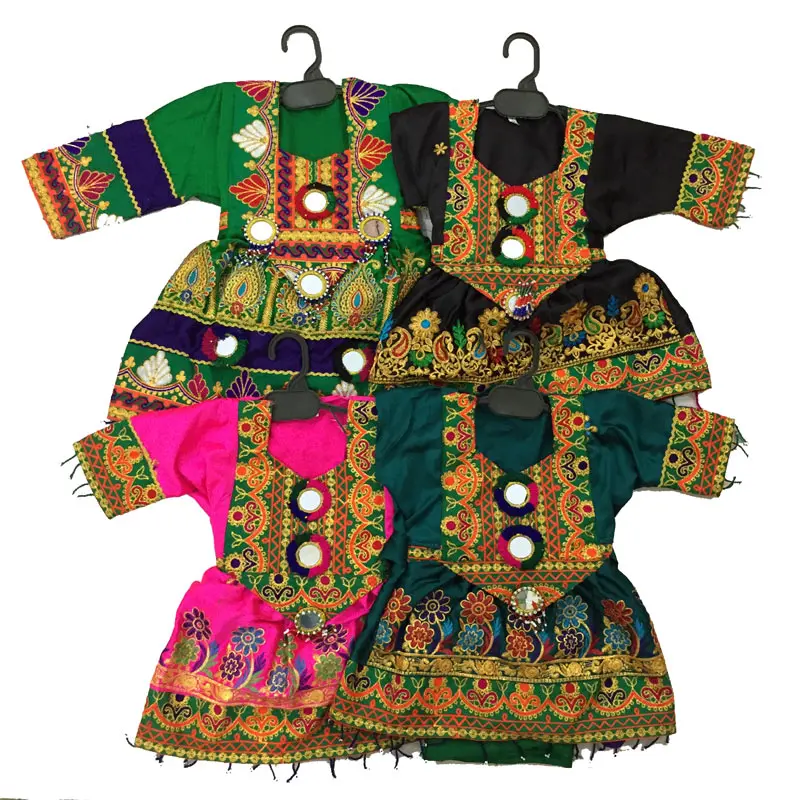 Traditional Afghan Dress for Baby Girls, Afghan Cultural Kids Clothes, Afghani Dress For Baby Girls Fashion