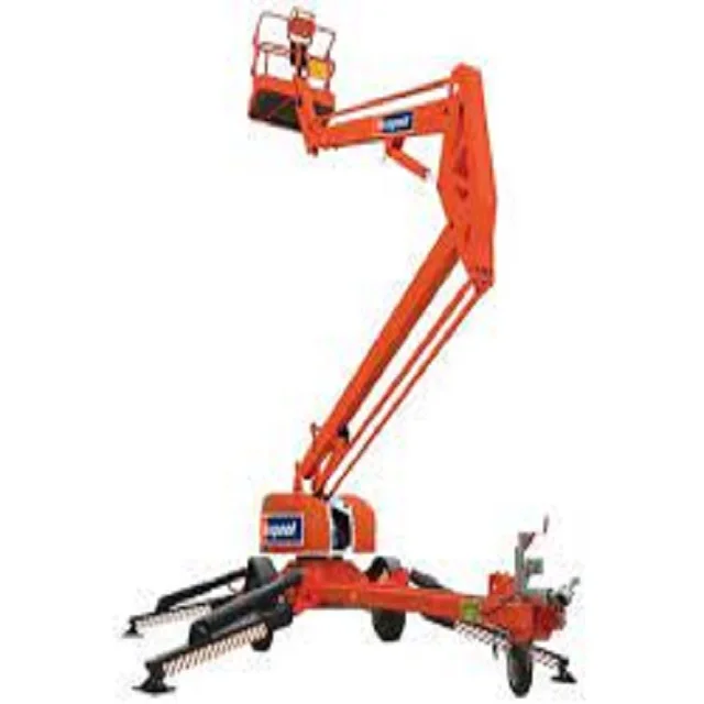 iyun Kinglift 34 ft Towable Boom Spider Lift Lift Trailer Cherry Picker Tree Trimming Lift