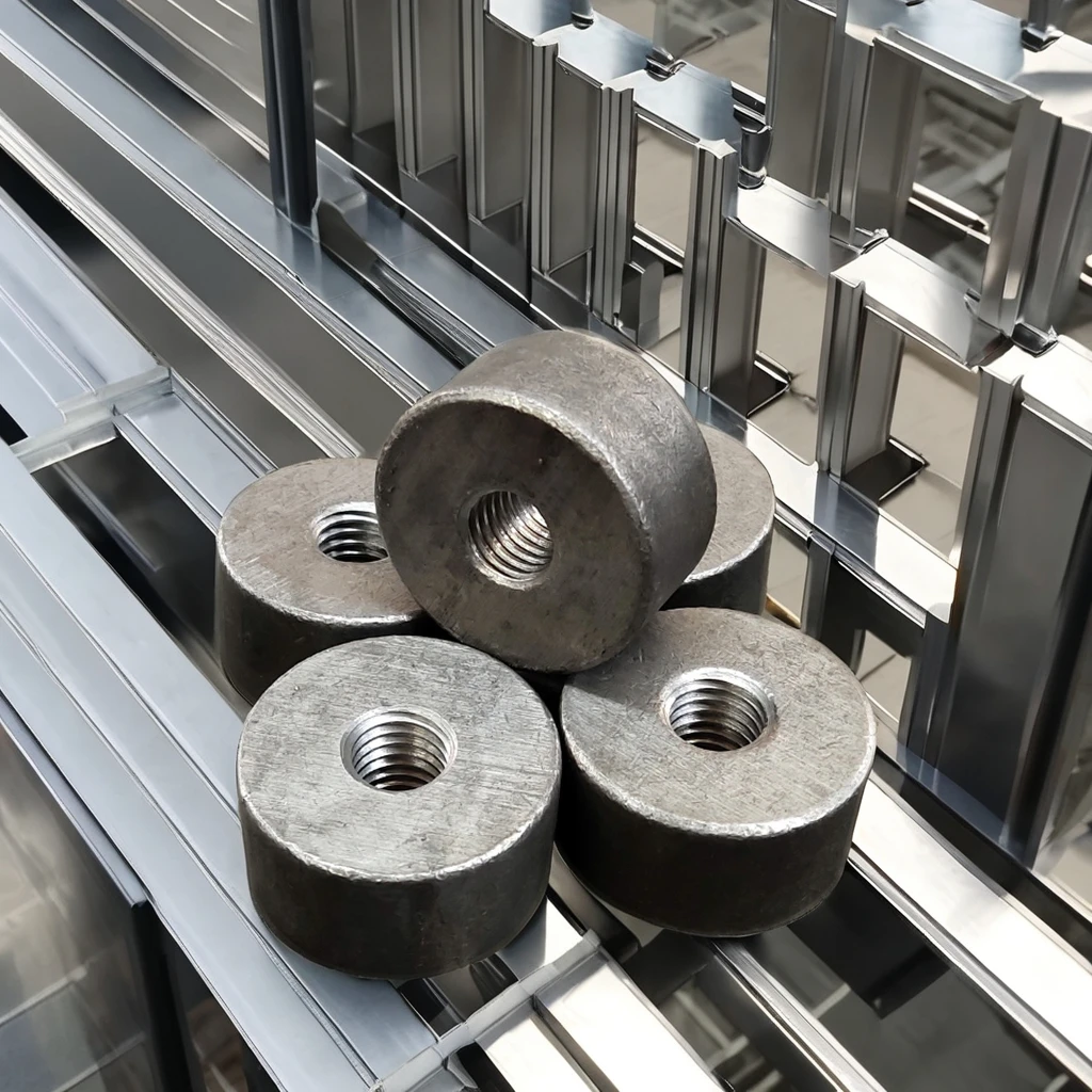 Factory Supplied Rebar Connector Parallel Threaded Steel Bar Joint Headed Anchor Coupler Office Building Metal Building