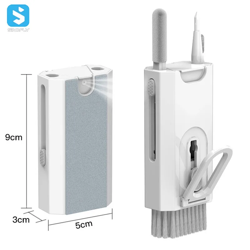 Многофункциональный 8 в 1 наушники для телефона уборщик экрана компьютера клавиатура ноутбука для уборки пыли щетка комплект наушники очиститель