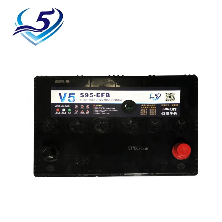 Start stop battery EFB S95 D26L 6-QW-70EFB 12V 70Ah 793CCA Enhanced Car Battery