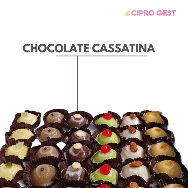 Ремесленный шоколад Cassatina маленький Cassata Sicilian типичный торт со свежей рикоттой приготовленный в Италии около 40 г идеально подходит для
