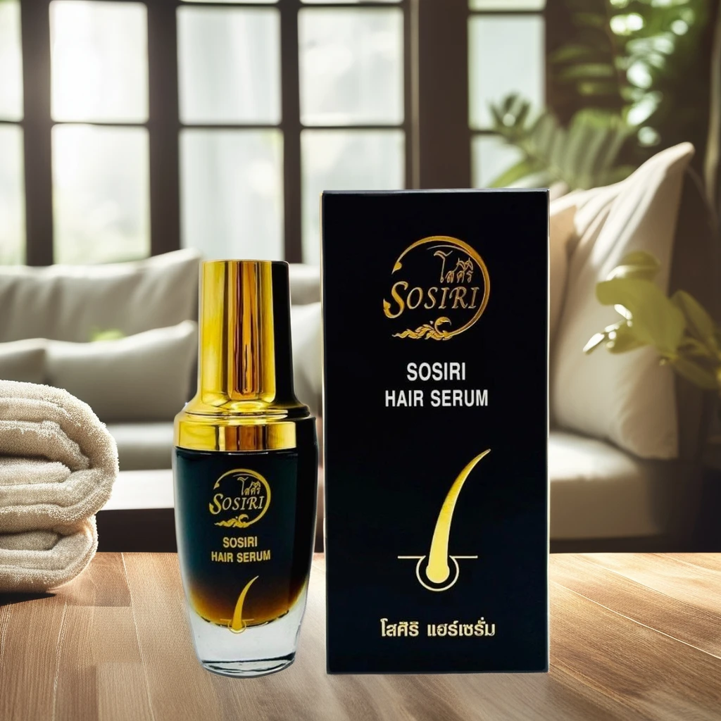 SOSIRI Organic Hair Serum for Curly Hair Herbal Hair Regrowth Tonic