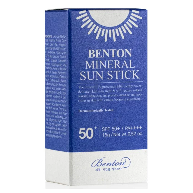 [Benton] минеральная палочка от солнца SPF50 +/PA ++ 15 г-корейская косметика