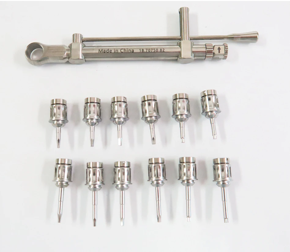 Очаровательные инструменты для имплантации зубов динамометрический ключ винтовые приводы комплект удаления протезов стоматологических инструментов от UAMED хирургический инд