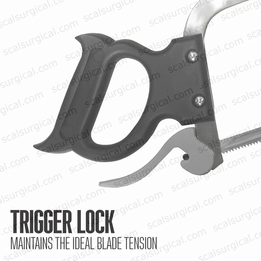 3 Piece Bone Saw Set  Vintage Medical Style Autopsy and Orthopedic Surgical Instruments