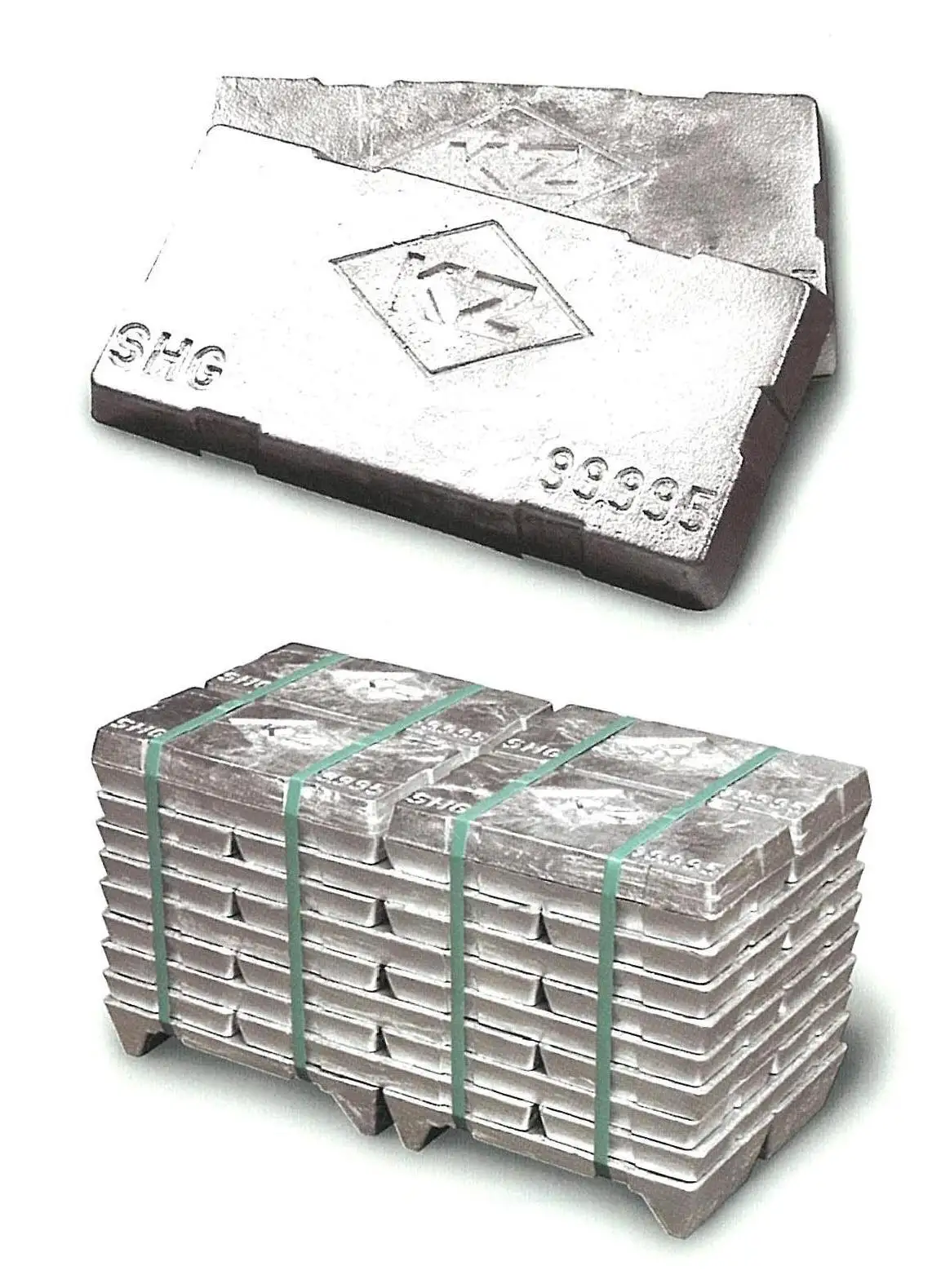 Zinc Metal Ingots High Quality Pure Zinc Ingot 99.995% Factory Price Special High Grade Zinc Ingots
