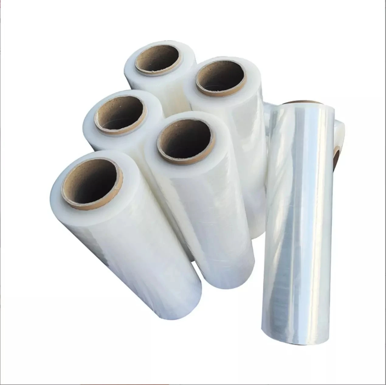 Food Packaging Plastic Wrap Stretch Film Popular New Custom Shrink Wraps Packaging Transparent Stretch Film