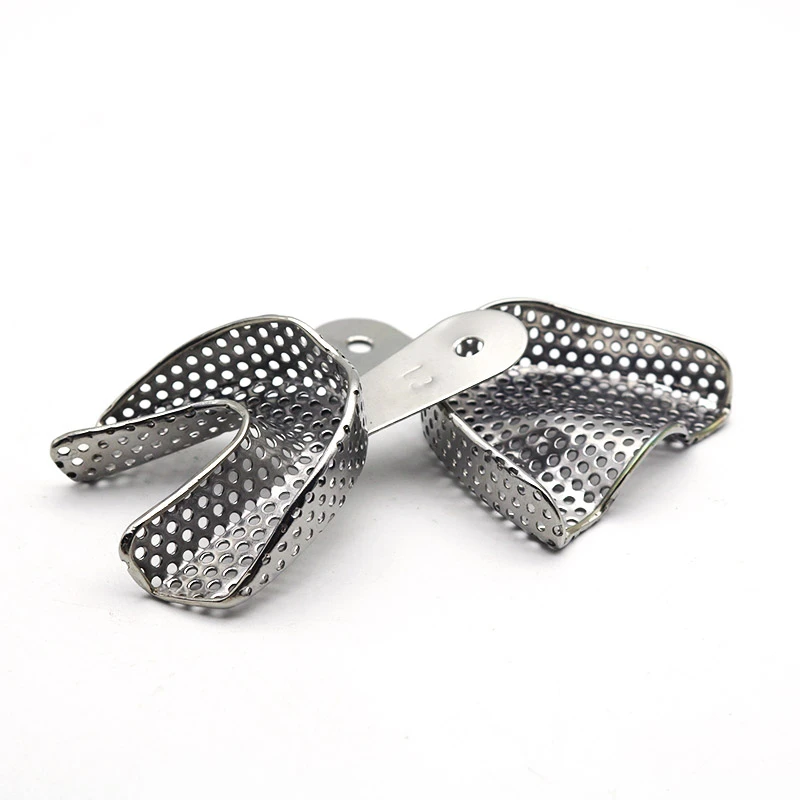 Dental Autoclavable Metal Impression Trays Stainless Steel Impression Trays Dental Impression Trays Set for best Impressions