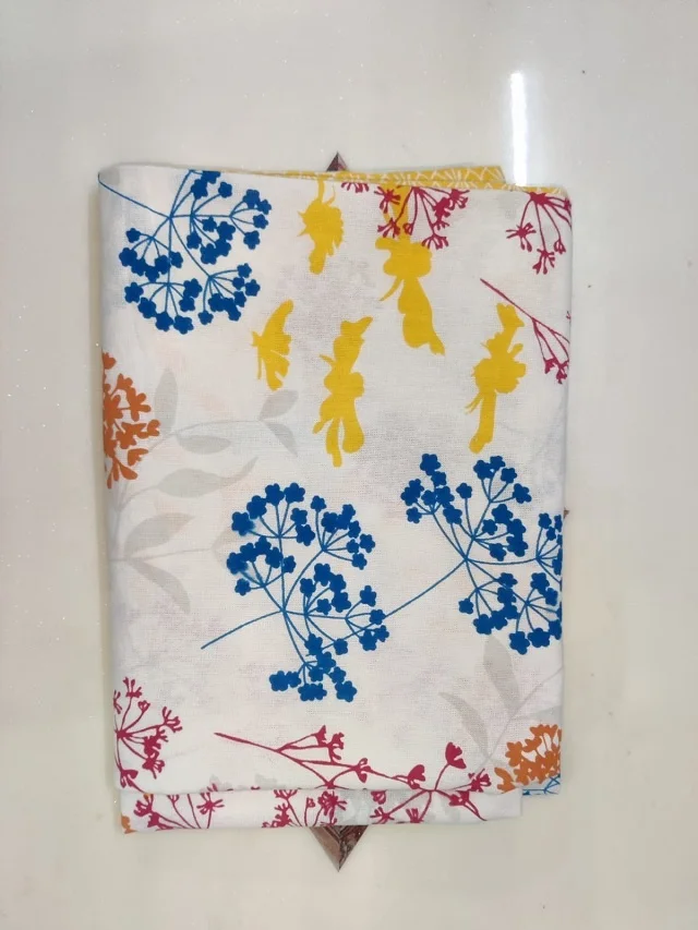 Fashion Table Cover New Design cotton Table Cloth customized Printed Vinyl Rich Field Customized Tablecloth Edge Binding Flower.