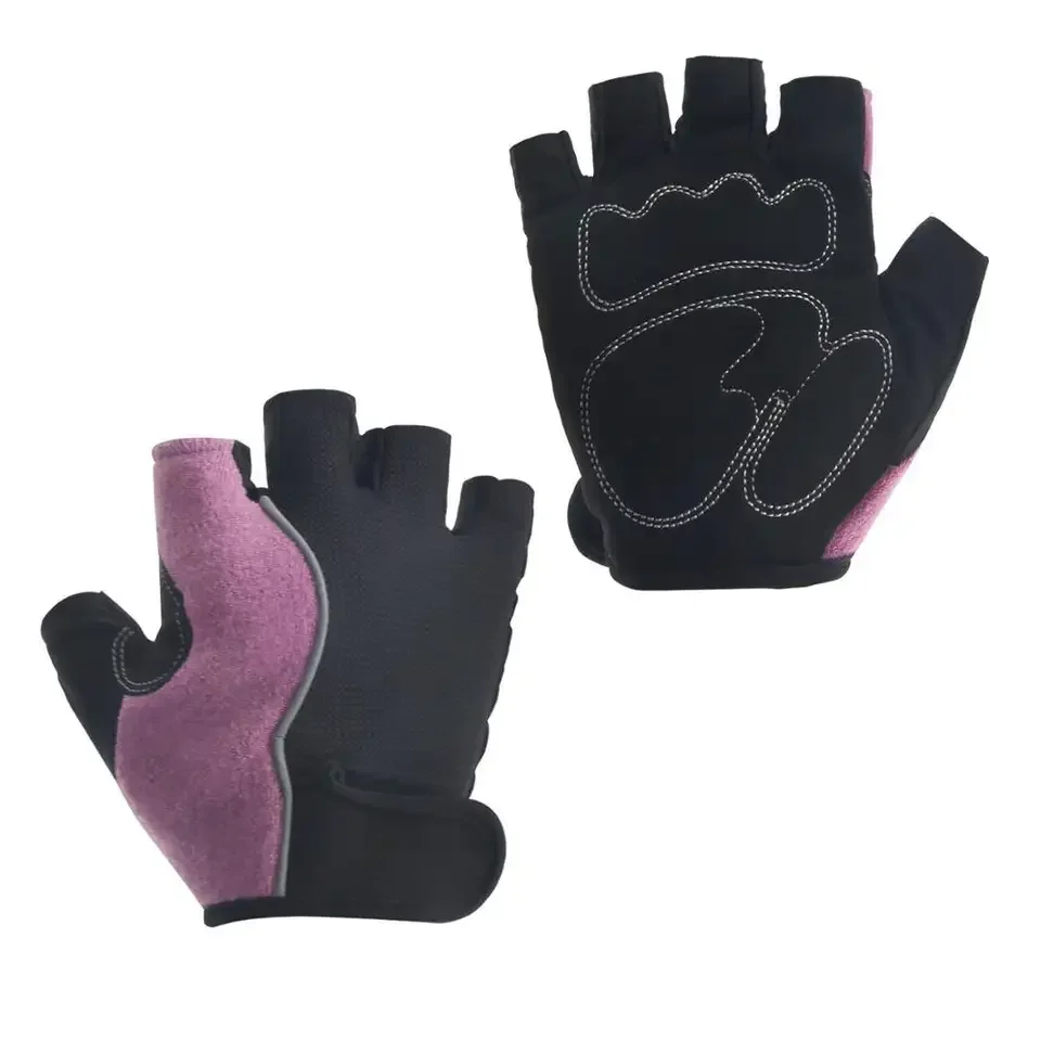 Weight Lifting Gym Gloves with Anti-Slip Leather Palm for Workout Exercise Training Fitness and Bodybuilding gym glove