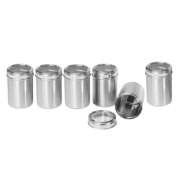 OEM Customized Stainless Steel Metal Made Kitchenware Storage Canister Set Wholesale Price Canister Buy From Indian Exporter