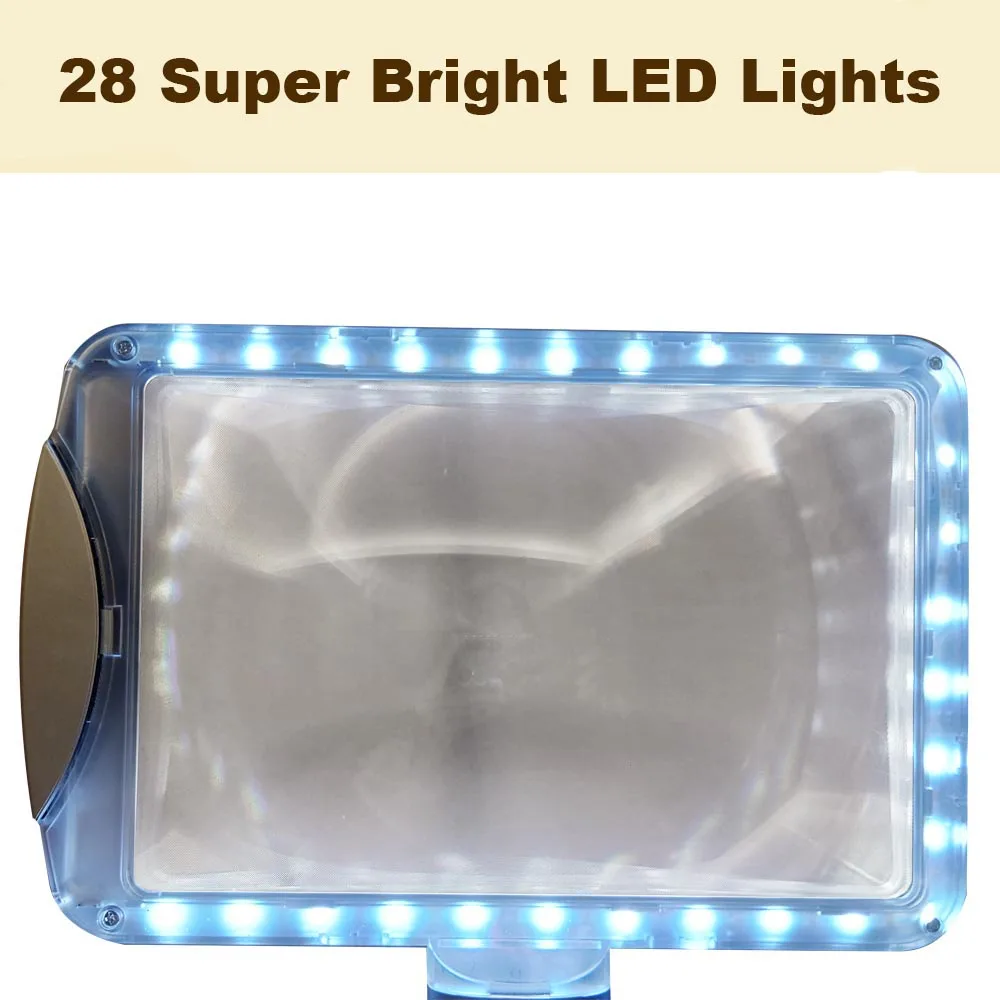 28 super bright fully dimmable and long lasting LED lights 