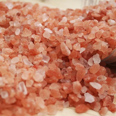 Organic Raw Rock Crystal Salt Himalayan Natural Dark Pink Edible Rock Salt for Cooking