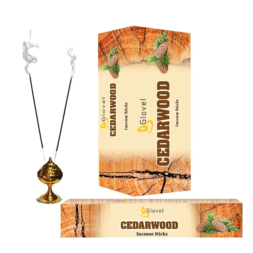 Top Class Cedarwood Fragrance Coloured incense Stick Flat Box 9 Inch Natural Wood Dhoop Sticks for Pooja Exporter from India