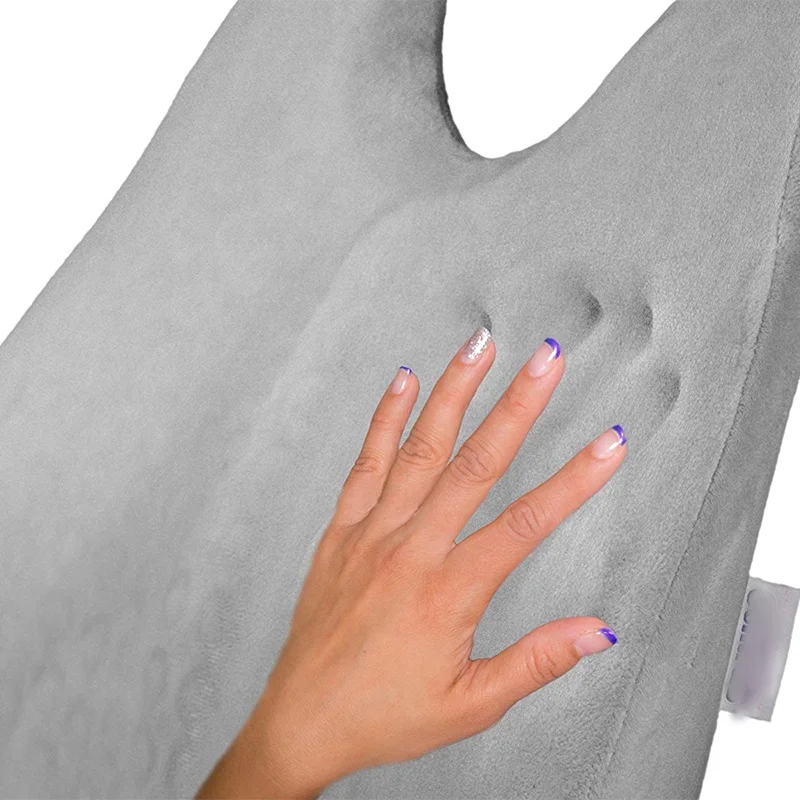 Wholesale ergonomic gel memory foam lumbar pillow office chair car trucker cooling gel waist back pillow for drivers