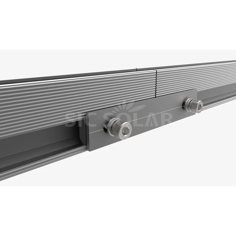 Solar Panel Racking Aluminum Rail Connector Rail Splice Kits