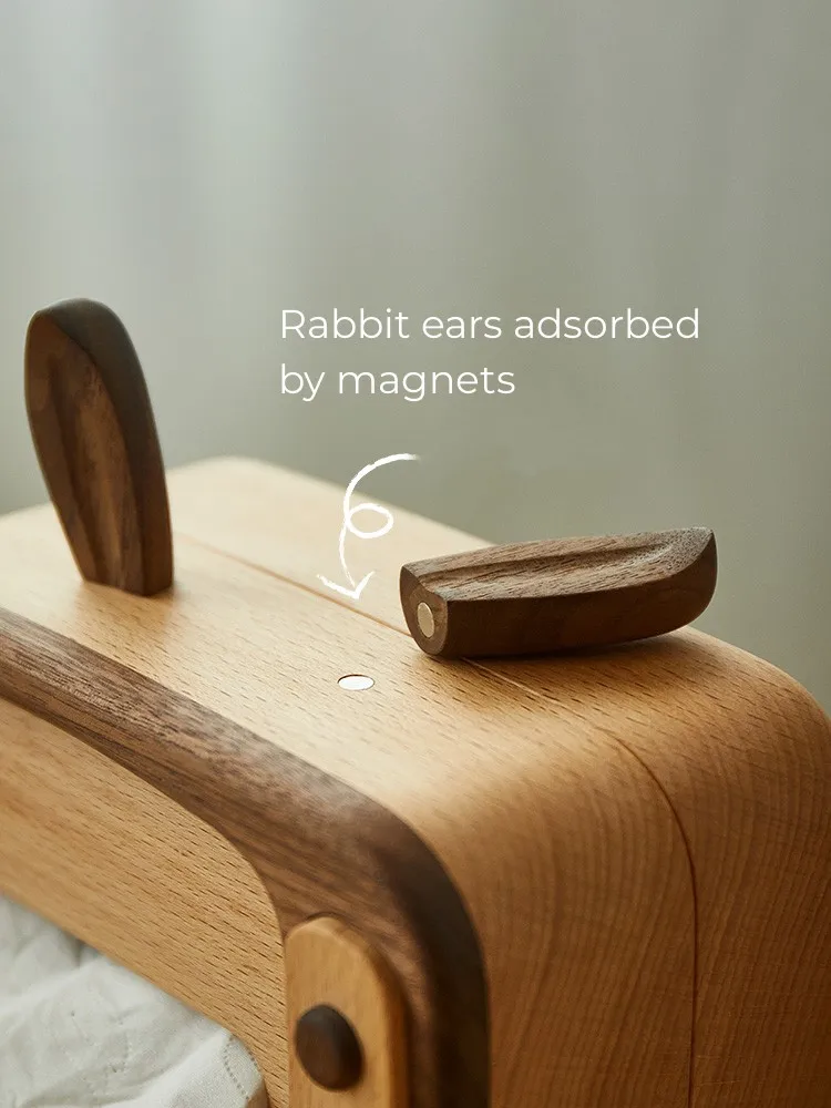 Creative Cute TV-shaped Wooden Tissue Napkin Paper Storage Box Holder for Desktop Living Room and Home