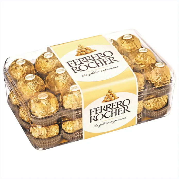 Высококачественный шоколад Ferrero Rocher T3 X16x .. Батончик белого шоколада с фундуком и кремом 90 г