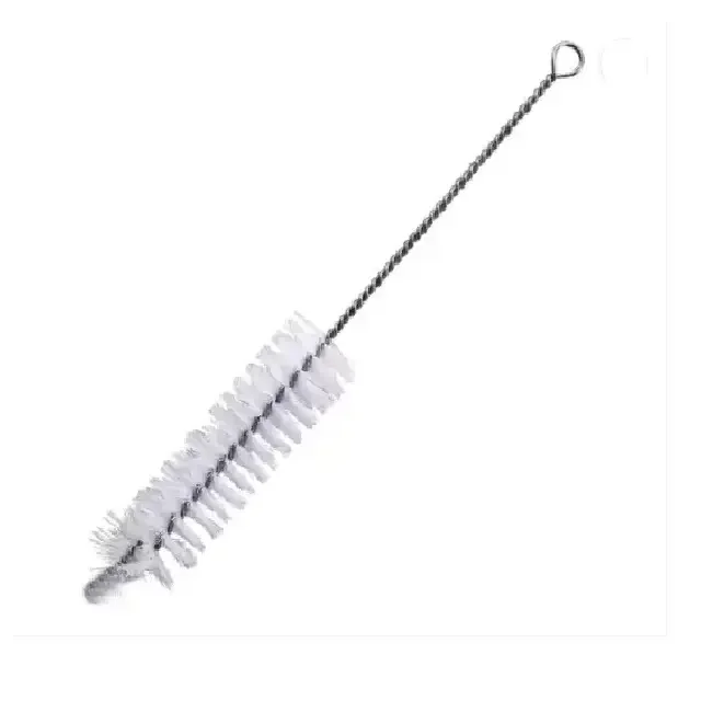 A One  Brand Wholesale Price Deal Available Spiral Shape Nylon White Brush Test Tube for cleaning Purpose